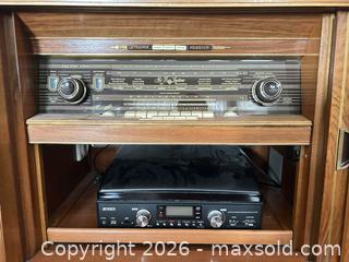 MaxSold Auction: Mid-Century Console Stereo Cabinet with Turntable & Speakers - Aurora (Colorado, USA) PARTNER MANAGED Estate Sale Online Auction - South Danube Circle