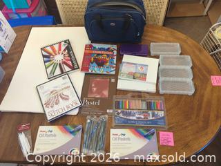 MaxSold Auction: Mixed Art Supplies Lot with Pastels, Pencils & Sketchbooks - Aurora (Colorado, USA) PARTNER MANAGED Estate Sale Online Auction - South Danube Circle