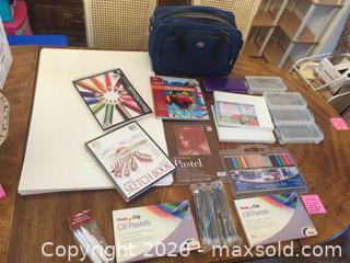 MaxSold Auction: Mixed Art Supplies Lot with Pastels, Pencils & Sketchbooks - Aurora (Colorado, USA) PARTNER MANAGED Estate Sale Online Auction - South Danube Circle