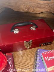 MaxSold Auction: Stationery & Art Supplies Lot with Small Metal Toolbox - Aurora (Colorado, USA) PARTNER MANAGED Estate Sale Online Auction - South Danube Circle