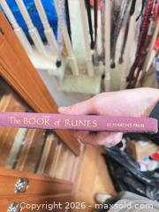 MaxSold Auction: The Book of Runes by Ralph Blum with Rune Stones & Pouch - Aurora (Colorado, USA) PARTNER MANAGED Estate Sale Online Auction - South Danube Circle