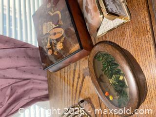 MaxSold Auction: Vintage Decorative Globe, Table Clocks, Napkin Holder & Boxes - Aurora (Colorado, USA) PARTNER MANAGED Estate Sale Online Auction - South Danube Circle