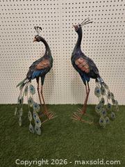 MaxSold Auction: Pair of Metal Peacock Sculptures - Hamilton (Ontario, Canada) PARTNER MANAGED Downsizing Online Auction - Ottawa Street North