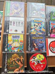 MaxSold Auction: Lot of 15 PlayStation (PS1) Games & CDs, NTSC, E-rated - Toronto (Ontario, Canada) SELLER MANAGED Downsizing Online Auction - Rutherford Avenue