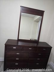 MaxSold Auction: 9 Drawers dresser with Mirror - Whitby (Ontario, Canada) SELLER MANAGED Downsizing Online Auction - Croxall Boulevard.