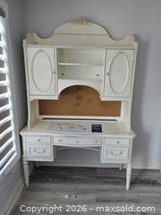 MaxSold Auction: Desk and a Hutch - Whitby (Ontario, Canada) SELLER MANAGED Downsizing Online Auction - Croxall Boulevard.