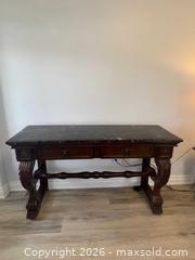 MaxSold Auction: Granite Top High End Table - Whitby (Ontario, Canada) SELLER MANAGED Downsizing Online Auction - Croxall Boulevard.