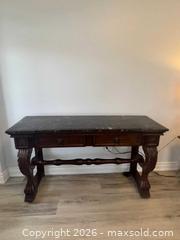 MaxSold Auction: Granite Top High End Table - Whitby (Ontario, Canada) SELLER MANAGED Downsizing Online Auction - Croxall Boulevard.