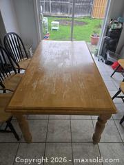 MaxSold Auction: Wooden Dinning table for 8 - Whitby (Ontario, Canada) SELLER MANAGED Downsizing Online Auction - Croxall Boulevard.