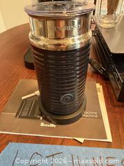 MaxSold Auction: Nespresso Breville Vertuo Capsule Coffee Machine Black/Silver - Oakville (Ontario, Canada) SELLER MANAGED Moving Online Auction - Hayhurst