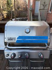 MaxSold Auction: Weber Genesis Natural Gas BBQ & Patio Table & 3 Chairs Bundle - Oakville (Ontario, Canada) SELLER MANAGED Moving Online Auction - Hayhurst
