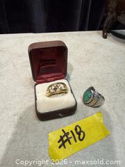 MaxSold Auction: 2 STERLING SILVER RINGS. - Hamilton (Ontario, Canada) SELLER MANAGED Estate Sale Online Auction - St. Clair Avenue