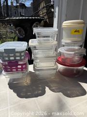 MaxSold Auction: A NICE LOT OF GLASS FOOD STORAGE. +1 - Hamilton (Ontario, Canada) SELLER MANAGED Estate Sale Online Auction - St. Clair Avenue