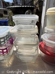 MaxSold Auction: A NICE LOT OF GLASS FOOD STORAGE. +1 - Hamilton (Ontario, Canada) SELLER MANAGED Estate Sale Online Auction - St. Clair Avenue