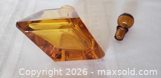 MaxSold Auction: Antique Art Deco Glass Perfume Bottle - Rare Collectible Glassware 1930s Czechoslovakia  - Kingston (Ontario, Canada) SELLER MANAGED Estate Sale Online Auction - Tamarac Street