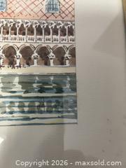 MaxSold Auction: Original Vintage Watercolor of Venice St. Mark's/Doge's Palace Gondola Scene, Signed, sold as is - Kingston (Ontario, Canada) SELLER MANAGED Estate Sale Online Auction - Tamarac Street