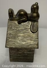 MaxSold Auction: RARE Vintage 1958 Silver Plated Peanuts Snoopy Coin Bank - Kingston (Ontario, Canada) SELLER MANAGED Estate Sale Online Auction - Tamarac Street
