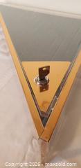 MaxSold Auction: Triangular Plexiglass & Metal Display Case with Lock - Kingston (Ontario, Canada) SELLER MANAGED Estate Sale Online Auction - Tamarac Street