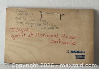 MaxSold Auction: Vintage H Nadeau Signed 3D Relief Hand-Painted, Hand-Carved Wood Carving Of A Moose - Kingston (Ontario, Canada) SELLER MANAGED Estate Sale Online Auction - Tamarac Street