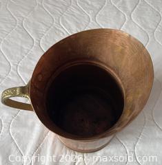 MaxSold Auction: Vintage White Rose Copper Pitcher with Brass Handle - Kingston (Ontario, Canada) SELLER MANAGED Estate Sale Online Auction - Tamarac Street