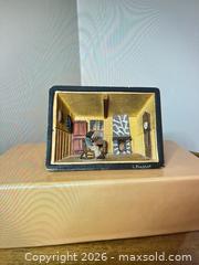 MaxSold Auction: Andre Bourgault Carved Wood Miniature Diorama Shadow Box - Calgary (Alberta, Canada) SELLER MANAGED Estate Sale Online Auction - Shannon Estates Terrace Southwest