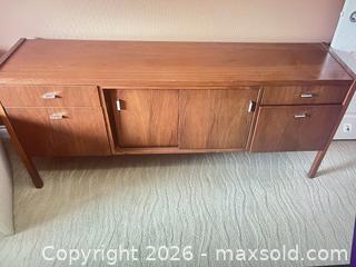 MaxSold Auction: Mid-Century Modern Teak Tone Credenza / Sideboard, 72" Long - Calgary (Alberta, Canada) SELLER MANAGED Estate Sale Online Auction - Shannon Estates Terrace Southwest