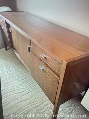 MaxSold Auction: Mid-Century Modern Teak Tone Credenza / Sideboard, 72" Long - Calgary (Alberta, Canada) SELLER MANAGED Estate Sale Online Auction - Shannon Estates Terrace Southwest