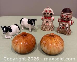 MaxSold Auction: Ceramic/Porcelain Salt & Pepper Shaker Sets — Made in Japan, Otagiri - Kitchener (Ontario, Canada) SELLER MANAGED Downsizing Online Auction - Ahrens Street West