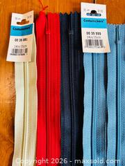 MaxSold Auction: Costumakers 14 inch Nylon Coil Closed-End Zippers, 23 Count - Kitchener (Ontario, Canada) SELLER MANAGED Downsizing Online Auction - Ahrens Street West