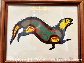 MaxSold Auction: Robert Kakegemic Otter Original Serigraph Print, Limited Edition 53/59 - Kitchener (Ontario, Canada) SELLER MANAGED Downsizing Online Auction - Ahrens Street West