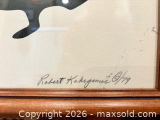 MaxSold Auction: Robert Kakegemic Otter Original Serigraph Print, Limited Edition 53/59 - Kitchener (Ontario, Canada) SELLER MANAGED Downsizing Online Auction - Ahrens Street West