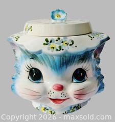 MaxSold Auction: 1950's Lefton Miss Priss Cookie Jar  - Aurora (Ontario, Canada) PARTNER MANAGED Downsizing Online Auction - Murray Drive