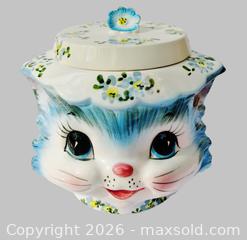 MaxSold Auction: 1950's Lefton Miss Priss Cookie Jar  - Aurora (Ontario, Canada) PARTNER MANAGED Downsizing Online Auction - Murray Drive
