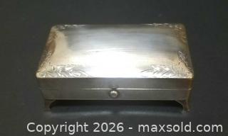 MaxSold Auction: Antique Ryrie BIRKS Art Deco Sterling Box - Aurora (Ontario, Canada) PARTNER MANAGED Downsizing Online Auction - Murray Drive