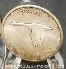 MaxSold Auction: Canadian Silver Dollars - 1963 and 1967 - Aurora (Ontario, Canada) PARTNER MANAGED Downsizing Online Auction - Murray Drive