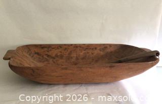 MaxSold Auction: Large Antique Wooden Trencher - Aurora (Ontario, Canada) PARTNER MANAGED Downsizing Online Auction - Murray Drive