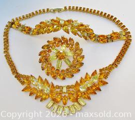 MaxSold Auction: Signed Sherman Rhinestone Bracelet & More  - Aurora (Ontario, Canada) PARTNER MANAGED Downsizing Online Auction - Murray Drive