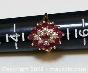 MaxSold Auction: Solid 10K Gold Ruby and Diamond Ring - Aurora (Ontario, Canada) PARTNER MANAGED Downsizing Online Auction - Murray Drive