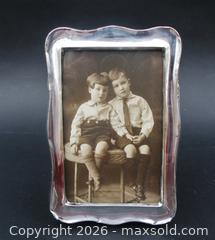 MaxSold Auction: Vintage Hallmarked English Sterling Silver Easel Back Photo Frame  - Aurora (Ontario, Canada) PARTNER MANAGED Downsizing Online Auction - Murray Drive