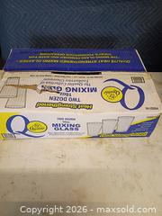 MaxSold Auction: 23 mixing glasses - Le Roy (New York, USA) SELLER MANAGED Downsizing Online Auction - East Main Road
