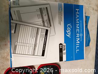 MaxSold Auction: 2 office essentials cases and copy paper  - Le Roy (New York, USA) SELLER MANAGED Downsizing Online Auction - East Main Road