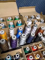 MaxSold Auction: Embroidery thread bobbins and stitch eraser - Le Roy (New York, USA) SELLER MANAGED Downsizing Online Auction - East Main Road