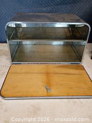 MaxSold Auction: Metal bread box - Le Roy (New York, USA) SELLER MANAGED Downsizing Online Auction - East Main Road