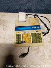 MaxSold Auction: Victor 1250A adding machine - Le Roy (New York, USA) SELLER MANAGED Downsizing Online Auction - East Main Road
