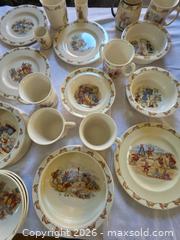 MaxSold Auction: Large Lot of Vintage Royal Doulton Bunnykins Children's Bone China Dinnerware - Hamilton (Ontario, Canada) SELLER MANAGED Estate Sale Online Auction - East 35th