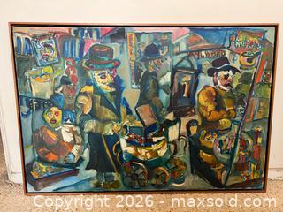 MaxSold Auction: 2 Original Oderberg Paintings - Los Angeles (California, USA) PARTNER MANAGED Estate Sale Online Auction - N Croft Avenue