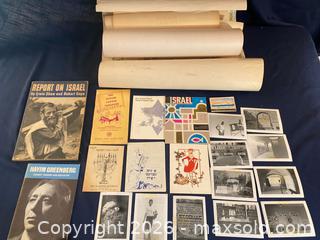 MaxSold Auction: Israel Judaica Booklets, Photos, Posters (see all pictures) & More - Los Angeles (California, USA) PARTNER MANAGED Estate Sale Online Auction - N Croft Avenue