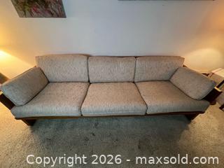 MaxSold Auction:  Mid-Century Modern Scandinavian-style Sofa - Los Angeles (California, USA) PARTNER MANAGED Estate Sale Online Auction - N Croft Avenue