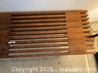 MaxSold Auction: Mid-Century Modern Slatted Bench - Los Angeles (California, USA) PARTNER MANAGED Estate Sale Online Auction - N Croft Avenue