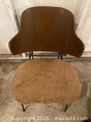 MaxSold Auction: Vintage Bentwood Back Chair with Wrought Iron Frame  - Los Angeles (California, USA) PARTNER MANAGED Estate Sale Online Auction - N Croft Avenue